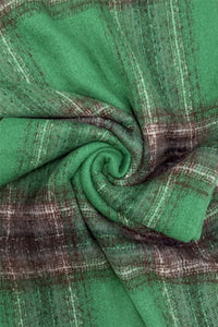 Woven Check Tassel Scarf