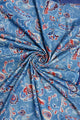 Dreamy Paisley Print Wool Frayed Scarf