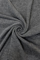 Plain Cuffed Diagonal Drape Wool Poncho