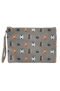 Cat Print Bag Collection - Grey