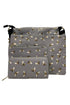 Bee Print Bag Collection - Grey