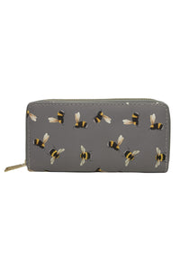 Bee Print Bag Collection - Grey