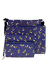 Bee Print Bag Collection - Navy