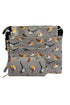 British Wildlife Bird Print Bag Collection - Grey