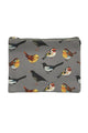 British Wildlife Bird Print Bag Collection - Grey