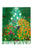 Klimt 'Flower Garden' Print Wool Tassel Scarf