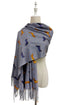Dachshund Sausage Dog Print Tassel Scarf