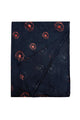 Red Poppy Foiled Print Scarf