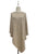 Plain Cosy Metallic Thread Poncho