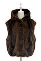 Luxe  Faux Fur Hooded Gilet