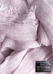 Made In Italy Plain Bamboo Scarf - Lilac