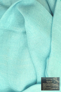 Made In Italy Plain Bamboo Scarf - Sky Blue