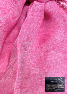 Made In Italy Plain Bamboo Scarf - Fuchsia Pink
