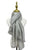 Made In Italy Plain Bamboo Scarf - Light Grey