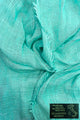 Made In Italy Plain Modal/Linen Frayed Scarf