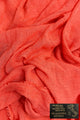 Made In Italy Plain Modal/Linen Frayed Scarf