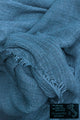 Made In Italy Plain Modal/Linen Frayed Scarf
