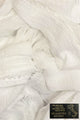 Made In Italy Plain Modal/Linen Frayed Scarf