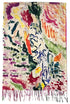 Matisse 'La Japonaise' Art Wool Tassel Scarf