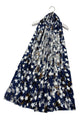 Star Print Distressed Frayed Scarf