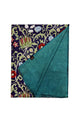 Mixed Floral  Style Wool Frayed Scarf