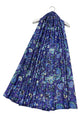 Lotus Paisley & Hearts Print Wool Frayed Scarf