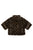 Chevron Faux Fur Sleeved Jacket