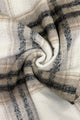 Woven Check Tassel Scarf