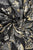 Ginkgo Leaf Gold Foil Shimmer Frayed Scarf
