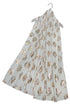 Scottish Thistle Flower Foiled Scarf