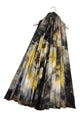 Colourful Tie Dye Wool Frayed Scarf