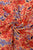 Cute Floral Print Frayed Scarf