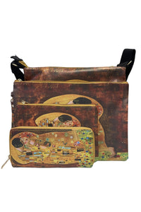 Klimt The Kiss Print - Crossbody