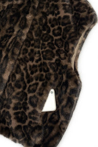 Luxe  Faux Fur Hooded Gilet