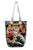 Japanese Sushi Cat Print Cotton Tote Bag (Pack of 3)