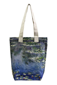 Monet Water Lily Art Print Cotton Tote Bag (Pack of 3)