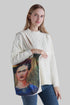 Frida Kahlo Self Portrait with Parrot Art Cotton Tote Bag