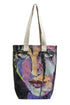 Woman Impasto Painting Print Cotton Tote Bag