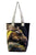 Horse Oil Pastel Print Cotton Tote Bag (Pack of 3)