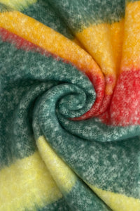 Super Cosy Stripe Blanket Tassel Scarf