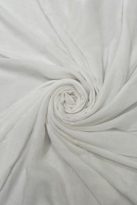 Plain Hijab/Shawl Frayed Scarf