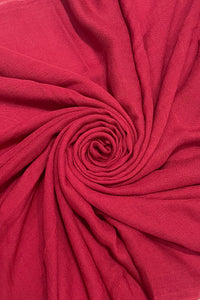 Plain Hijab/Shawl Frayed Scarf