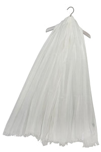 Plain Hijab/Shawl Frayed Scarf