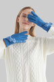 Twist Bow Plain Touchscreen Gloves