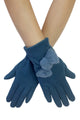 Twist Bow Plain Touchscreen Gloves