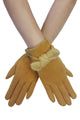 Twist Bow Plain Touchscreen Gloves