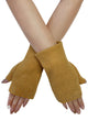 Plain Scattered Diamante Wrist Warmer Gloves