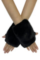 Faux Fur Fingerless Gloves