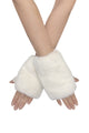 Faux Fur Fingerless Gloves