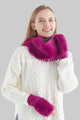 Soft Plain Faux Fur Snood